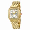 Michele Deco Day Gold-tone Diamond Dial Watch MWW06P000100