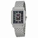 Michele Deco II Black Mother of Pearl Dial Stainless Steel Ladies Watch MWW06X000011
