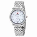 Michele Gracile White Mother of Pearl Dial Diamond Ladies Watch MWW26A000001