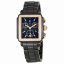 Michele Ladies Deco Black Ceramic Watch MWW06F000008