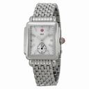 Michele Ladies Deco-16 Mother of Pearl Diamond Dial Watch MWW06V000002