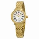 Michele Serein 12 Mother of Pearl Gold Tone Steel Ladies Watch MWW21E000013