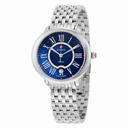 Michele Serein 16 Blue Mother of Pearl Diamond Dial Stainless Steel Ladies Watch MWW21B000077