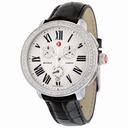 Michele Serein Chronograph Silver Dial Ladies Watch MWW21A000002