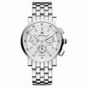 Michele Sport Sail Chronograph Silver Dial Ladies Watch MWW01N000003
