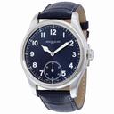 Montblanc 1858 Blue Dial Blue Leather Men's Watch 113702