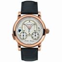 Montblanc Nicolas Riessec Silver Dial Chronograph 18K Rose Gold Men's Watch 112358