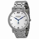 MontBlanc Star Classique Automatic White Silver Dial Unisex Watch 110589