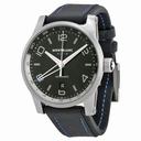 Montblanc TimeWalker Voyager UTC Black Dial Black Leather Men's Watch 109334