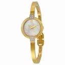 Movado Bela Mother of Pearl Diamond Gold PVD Stainless Steel Ladies Watch 0607000