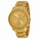 Movado Bold Champagne Dial Yellow Gold IP Steel Unisex Watch 3600197
