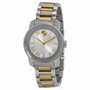 Movado Bold Quartz Silver Dial Two-tone Ladies Watch 3600245