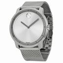 Movado Bold Silver Dial Stainless Steel Mesh Men's Watch 3600260