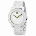 Movado Bold White Dial White Steel and Resin Bracelet Unisex Watch 3600159