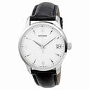 Movado Circa White Dial Leather Men's Watch 0606569