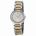Movado Concerto Two-Tone Stainless Steel Ladies Watch 0606703