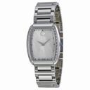 Movado Concerto White Mother of Pearl Stainless Steel Ladies Watch 0606548