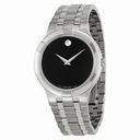 Movado Metio Black Dial Stainless Steel Men's Watch 0606203