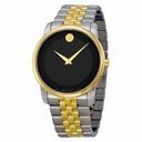 Movado Museum Black Dial Two-Tone Stainless Steel Men's Watch 0606605