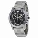 Movado Vizio Black Carbon Fiber Stainless Steel Men's Watch 0606551