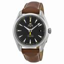 Omega Aqua Terra Automatic Black Dial Brown Leather Men's Watch 23112422101001