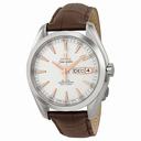 Omega Aqua Terra Silver Dial Black Lather Men's Watch 23113432202002