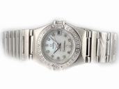 Omega Constellation Chronometer 123.57.35.20.55.005 Round Quartz Womens Watch