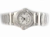 Omega Constellation Chronometer 123.57.35.20.55.005 Round Womens Quartz Watch