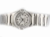 Omega Constellation Chronometer 1599.75.00 Quartz White Dial Round Watch