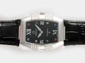 Omega Constellation Chronometer 1886.79.40 Quartz Black Dial Watch