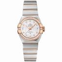 Omega Constellation Co-Axial White Moth-of-Pearl Dial 27 mm Ladies Watch 123.25.27.20.55.005