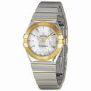 Omega Constellation Mother of Pearl Dial Steel and Yellow Gold Ladies Watch 123.