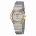 Omega Constellation Mother of Pearl Stainless Steel and 18kt Yellow Gold Ladies Watch 12320276005002