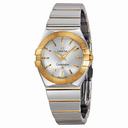 Omega Constellation Silver Dial Yellow Gold and Stainless Steel Ladies Watch 12320276002004