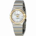 Omega Constellation White Mother of Pearl Dial Stainless Steel Mens Watch 12325276055007