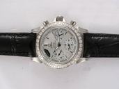 Omega De Ville CO-Axial Chronoscope 4850.30.37 Quartz Chronograph 31mm White Dial Watch