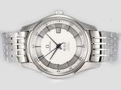 Omega De Ville Hour Vision 431.30.41.21.02.001 Stainless Steel Case White Dial Watch