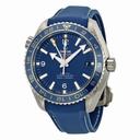 Omega Planet Ocean GMT Blue Dial Blue Rubber Men's Watch 23292442203001