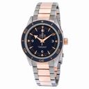 Omega Seamaster 300 Blue Dial Titanium and 18K Rose Gold Automatic Men's Watch 23360412103001