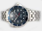 Omega Seamaster 300 M Diver Chronometer 2220.80.00 Stainless Steel Bezel Automatic Midsize Watch