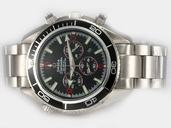 Omega Seamaster Planet Ocean Chrono 2210.51.00 Midsize Quartz Chronograph 45mm Watch