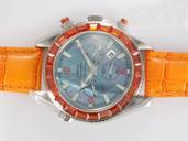 Omega Seamaster Planet Ocean Chrono 2218.50.00 Automatic Midsize Round Watch