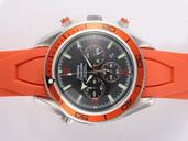 Omega Seamaster Planet Ocean Chrono 2918.50.38 Quartz Chronograph Midsize Watch