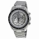 Omega Speedmaster Apollo XVII Silver Embossed Dial Stainless Steel Men's Watch 311.30.42.30.99.002