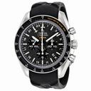 Omega Speedmaster Black Carbon Fibre Chonograph GMT Rubber Men's Watch 321.92.44.52.01.001