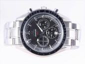 Omega Speedmaster Broad Arrow 321.10.42.50.01.001 Black Dial Stainless Steel Case Round Watch