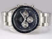 Omega Speedmaster Broad Arrow 321.10.42.50.01.001 Mens Round White Stainless Steel Strap Watch