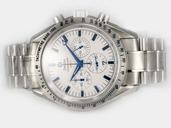 Omega Speedmaster Broad Arrow 321.10.42.50.02.001 40mm Silver Stainless Steel Strap Watch