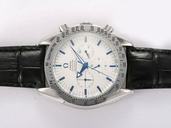 Omega Speedmaster Broad Arrow 3851.20.12 Automatic Round White Dial Watch