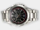 Omega Speedmaster Broad Arrow Rattrapante 3582.51.00 Stainless Steel Bezel Automatic Watch